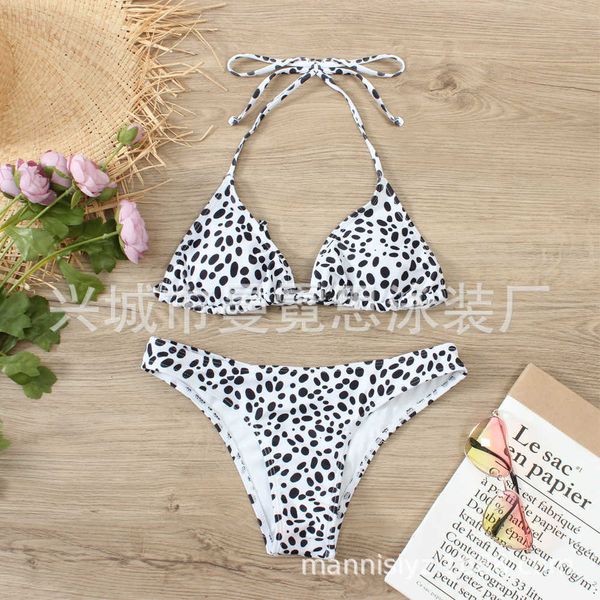 2021 leopard print european size swimsuit fashion tether women's bikiniu8p4, White;black
2021 leopard print european size swimsuit fashion tether women's bikiniu8p4, White;black