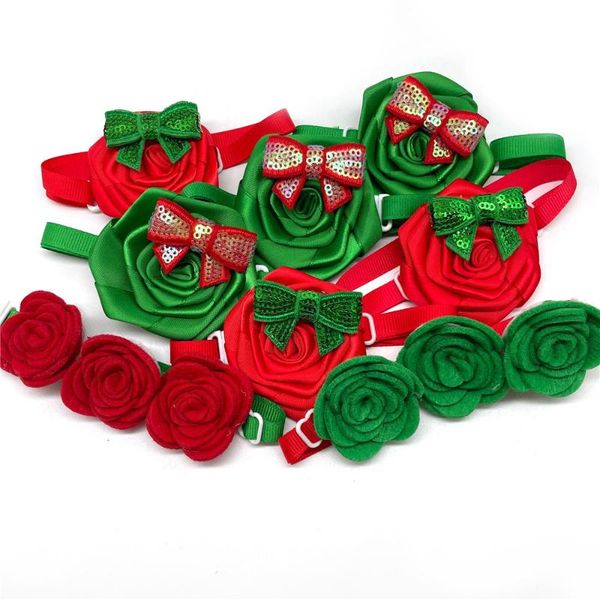dog apparel 50/100pcs christmas accessories rose style bow ties xmas pet supplies small bowties holiday grooming product
dog apparel 50/100pcs christmas accessories rose style bow ties xmas pet supplies small bowties holiday grooming product