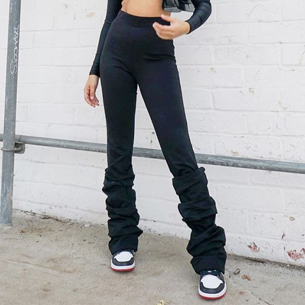 women's tracksuits black high waist stacked pants women flare vintage female pant trousers casual spring streetwear korean lady zi, Gray
women's tracksuits black high waist stacked pants women flare vintage female pant trousers casual spring streetwear korean lady zi, Gray