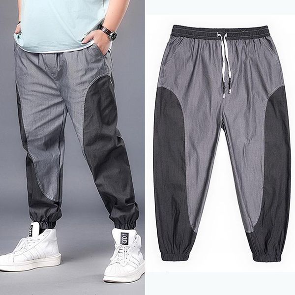 men's pants 2021 summer casual korean version of the trend sports thin ice silk trousers, Black
men's pants 2021 summer casual korean version of the trend sports thin ice silk trousers, Black