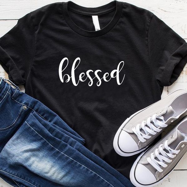 women blessed tshirt ladies short sleeve o-neck jesus letter print christian casual t-shirt women's, White
women blessed tshirt ladies short sleeve o-neck jesus letter print christian casual t-shirt women's, White