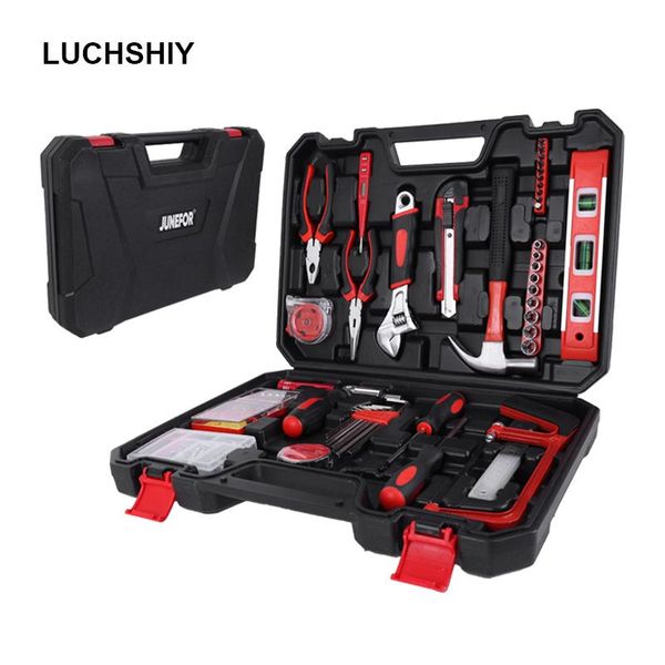 professional hand tool sets set combination household repair kit plastic toolbox storage case pliers socket wrench screwdriver knife
professional hand tool sets set combination household repair kit plastic toolbox storage case pliers socket wrench screwdriver knife