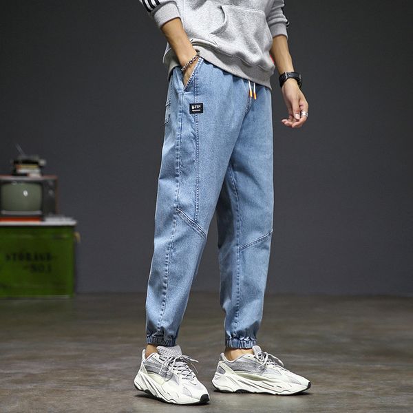 2021 denim pants jeans men's toe binding trend loose casual harlan capris korean stretch overalls jean, Blue
2021 denim pants jeans men's toe binding trend loose casual harlan capris korean stretch overalls jean, Blue