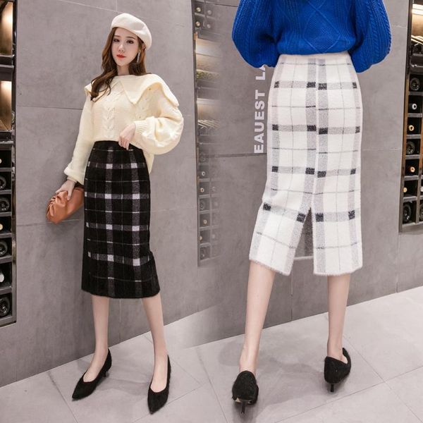 autumn winter women's sweater skirts a-line plaid female knitted clothes high waist korean chic black skirt
autumn winter women's sweater skirts a-line plaid female knitted clothes high waist korean chic black skirt