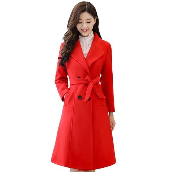 women's wool & blends 2021 spring women coat belt thicker two-piece fashion autumn suit collar was thin temperament long coats z001, Black
women's wool & blends 2021 spring women coat belt thicker two-piece fashion autumn suit collar was thin temperament long coats z001, Black