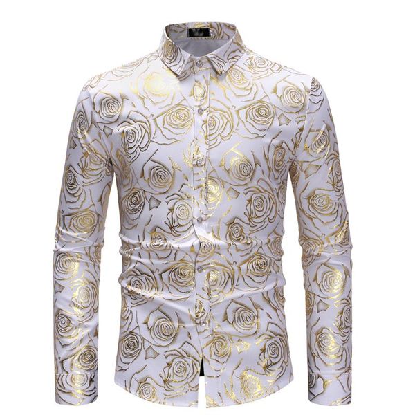 autumn men rose flower shirt long sleeve fashion casual mens dress shirts s l xl white red black blue men's, White;black
autumn men rose flower shirt long sleeve fashion casual mens dress shirts s l xl white red black blue men's, White;black