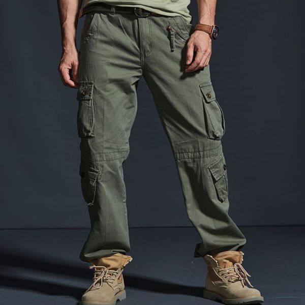 men's pants tactical camouflage cargo plus size 42 multi-pockets overalls casual baggy pantalones work trousers crhx, Black
men's pants tactical camouflage cargo plus size 42 multi-pockets overalls casual baggy pantalones work trousers crhx, Black
