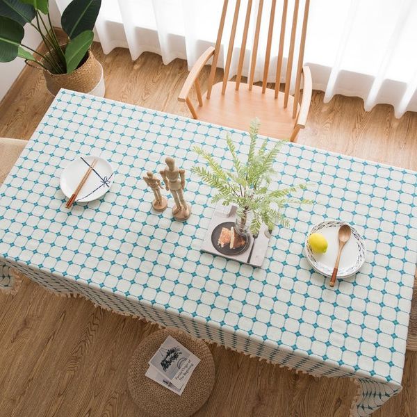 table cloth embroidered plaid cotton linen tablecloth for cover dining coffee desk party wedding birthday decoration
table cloth embroidered plaid cotton linen tablecloth for cover dining coffee desk party wedding birthday decoration