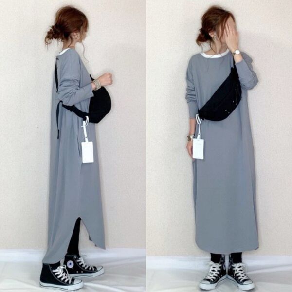 autumn thickened casual tube long knitted autumn winter single hip wrap, White;black
autumn thickened casual tube long knitted autumn winter single hip wrap, White;black