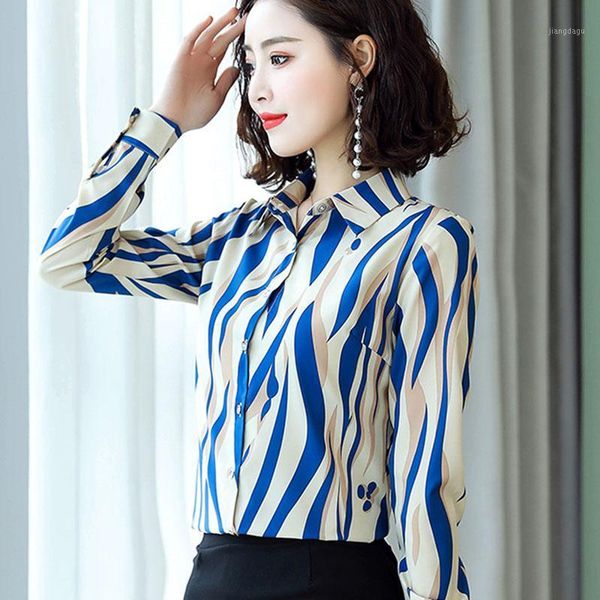 long sleeve red printed chiffon shirt women 2021 spring and autumn fashion korean floral blouse single-breasted women's blouses & shirt, White
long sleeve red printed chiffon shirt women 2021 spring and autumn fashion korean floral blouse single-breasted women's blouses & shirt, White