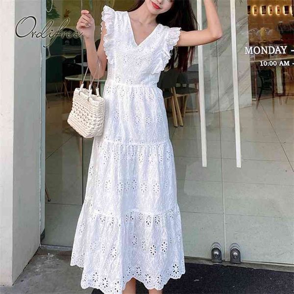summer women white long dress sleeveless v neck elegant hollow out embroidery lace tunic beach vacation 210513, Black;gray
summer women white long dress sleeveless v neck elegant hollow out embroidery lace tunic beach vacation 210513, Black;gray
