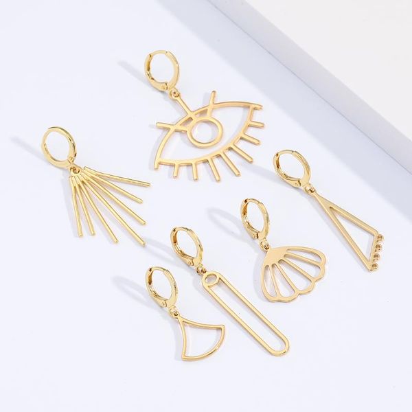 hoop & huggie minimalist earrings for women korean simple fashion drop triangle ellipse dangle pendant jewelry copper, Golden;silver
hoop & huggie minimalist earrings for women korean simple fashion drop triangle ellipse dangle pendant jewelry copper, Golden;silver