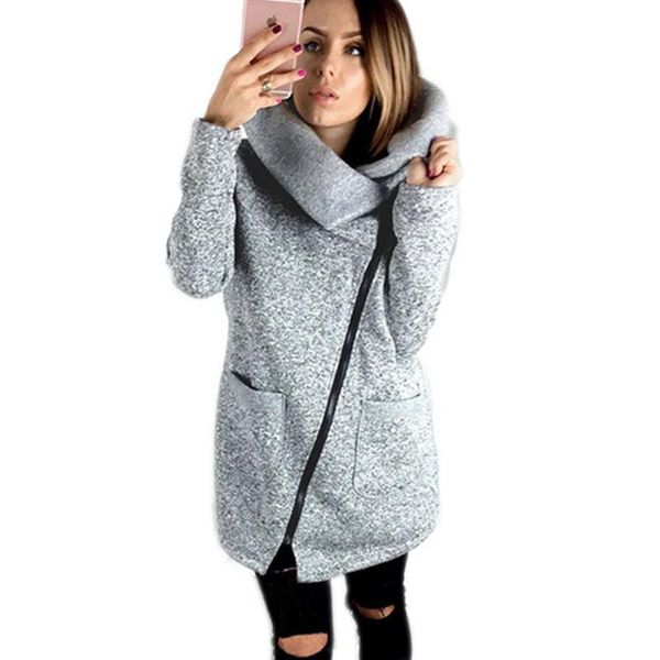 women's hoodies & sweatshirts plus size autumn winter sweatershirt casual slim side zipper turn-down collar hooded asymmetric women, Black
women's hoodies & sweatshirts plus size autumn winter sweatershirt casual slim side zipper turn-down collar hooded asymmetric women, Black