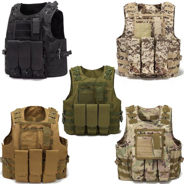hunting jackets outdoor tactical vest military molle plate carrier magazine paintball cs protective lightweight, Camo;black
hunting jackets outdoor tactical vest military molle plate carrier magazine paintball cs protective lightweight, Camo;black