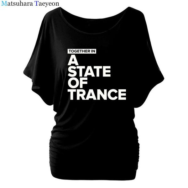 women's t-shirt batwing sleeve fashion together in a state of trance woman t shirt short gift tshirt funny more size and colors t101, White
women's t-shirt batwing sleeve fashion together in a state of trance woman t shirt short gift tshirt funny more size and colors t101, White