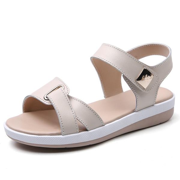 sandals summer leather flat women shoes open toe gladiator woman buckle ladies beach flipflop casual platform shoe, Black
sandals summer leather flat women shoes open toe gladiator woman buckle ladies beach flipflop casual platform shoe, Black