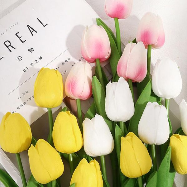 decorative flowers & wreaths 1pcs tulip artificial flower real touch bouquet fake for wedding decoration home garden decor
decorative flowers & wreaths 1pcs tulip artificial flower real touch bouquet fake for wedding decoration home garden decor