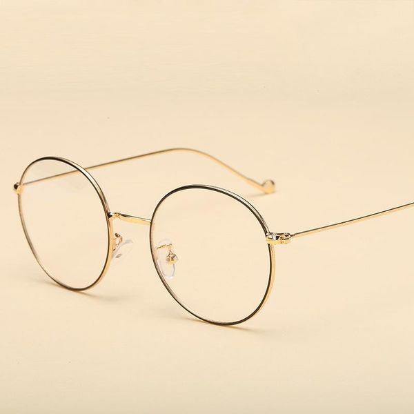 fashion sunglasses frames glasses frame ultra-light fine-edged metal alloy myopia round men's flat light female tide, Black 
fashion sunglasses frames glasses frame ultra-light fine-edged metal alloy myopia round men's flat light female tide, Black