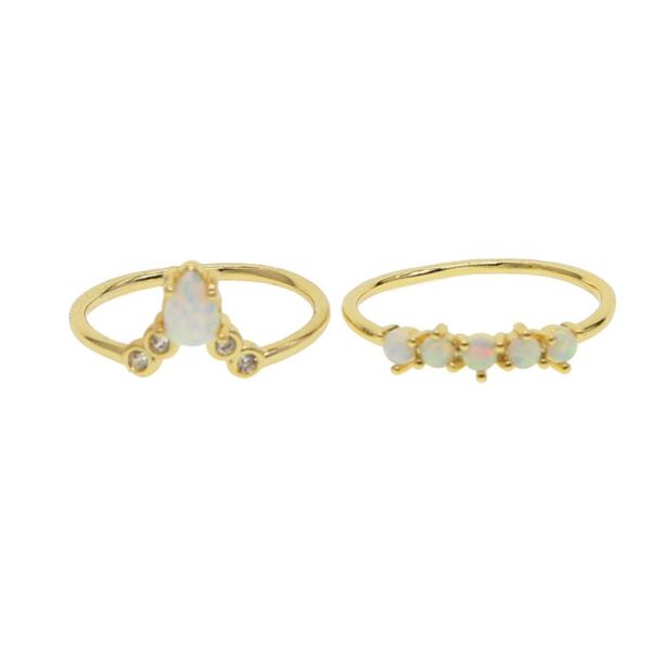 wedding rings chevron engagement band set opal stone gold color fashion stacking for women lady gift 2021 minimal design, Slivery;golden
wedding rings chevron engagement band set opal stone gold color fashion stacking for women lady gift 2021 minimal design, Slivery;golden