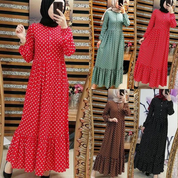ethnic clothing size polka plus dot kaftan abaya dubai hijab muslim dress caftan marocain turkish dresses jilbab abayas for women islam, Red
ethnic clothing size polka plus dot kaftan abaya dubai hijab muslim dress caftan marocain turkish dresses jilbab abayas for women islam, Red