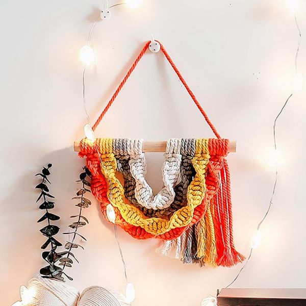 tapestries bohemian rainbow fringed lace tapestry wall hanging hand-woven crafts home decoration
tapestries bohemian rainbow fringed lace tapestry wall hanging hand-woven crafts home decoration