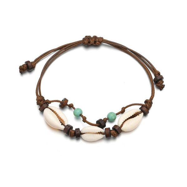 anklets summer beach brown rope chain ankle bracelet on leg for women bohemian natural shell beads layered adjustable jewelry, Red;blue
anklets summer beach brown rope chain ankle bracelet on leg for women bohemian natural shell beads layered adjustable jewelry, Red;blue