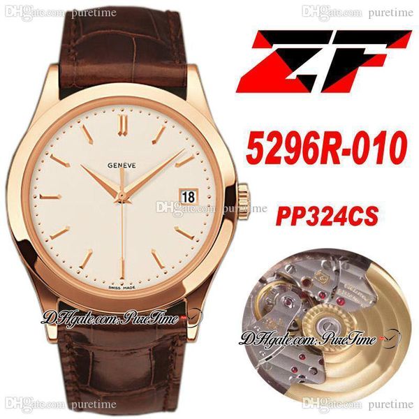 2022 zf calatrava 5296g-010 a324 automatic mens watch 38mm rose gold ivory dial stick markers brown leather strap super edition puretime 324, Slivery;brown
2022 zf calatrava 5296g-010 a324 automatic mens watch 38mm rose gold ivory dial stick markers brown leather strap super edition puretime 324, Slivery;brown