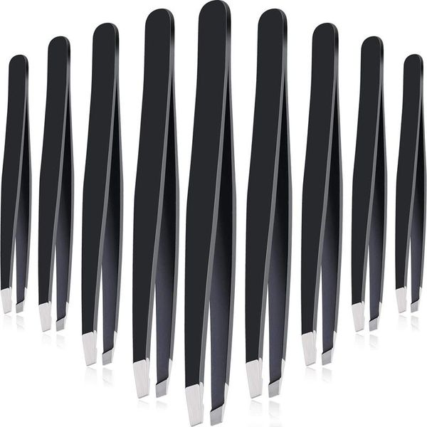 eyebrow tools & stencils 12 pieces tweezers stainless steel slant tip precision facial hair for men and women
eyebrow tools & stencils 12 pieces tweezers stainless steel slant tip precision facial hair for men and women