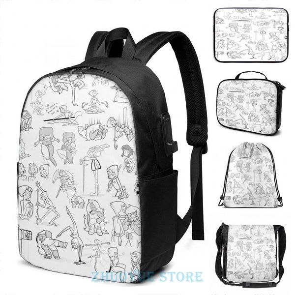 backpack funny graphic print sketches - steven universe usb charge men school bags women bag travel laptop
backpack funny graphic print sketches - steven universe usb charge men school bags women bag travel laptop