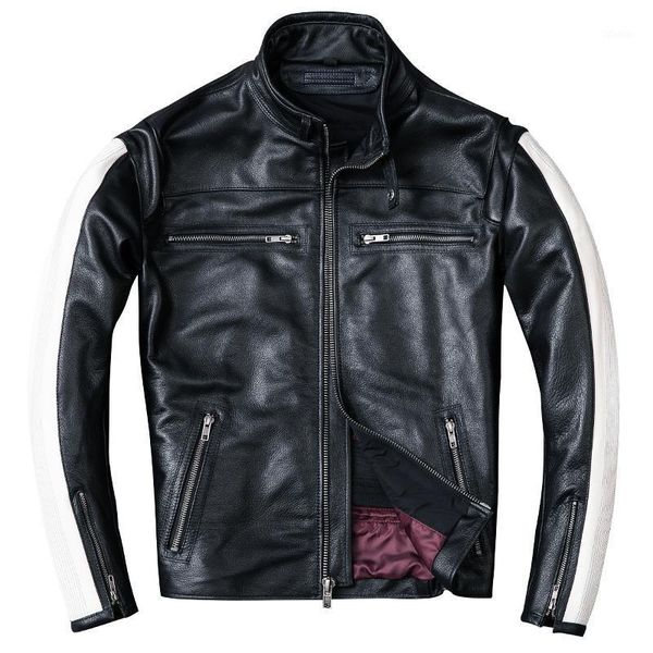 men's leather & faux 2021 black men short genuine biker's jacket plus size xxxl thick cowhide slim fit riding coat
men's leather & faux 2021 black men short genuine biker's jacket plus size xxxl thick cowhide slim fit riding coat