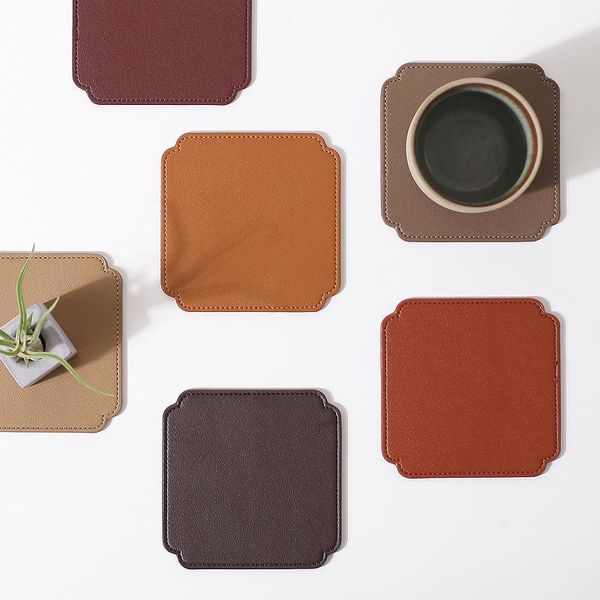 mats & pads leather , creative office coffee and tea light luxury, fengshui 
mats & pads leather , creative office coffee and tea light luxury, fengshui