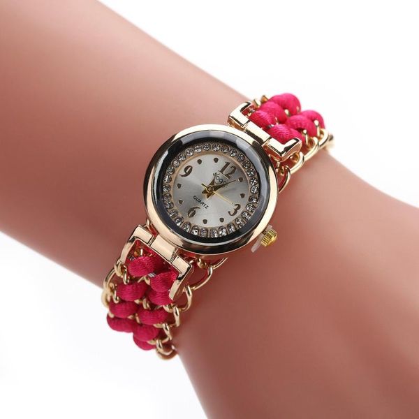 wristwatches mujer zegarek damski bayan kol saati relojes para women knitting rope chain winding analog quartz movement wrist watch gift, Slivery;brown
wristwatches mujer zegarek damski bayan kol saati relojes para women knitting rope chain winding analog quartz movement wrist watch gift, Slivery;brown