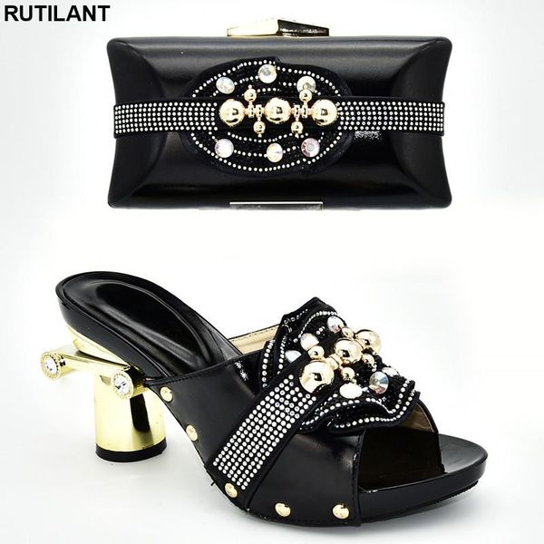 arrival italian shoes with matching bag for wedding italy african and set woman bags dress, Black
arrival italian shoes with matching bag for wedding italy african and set woman bags dress, Black