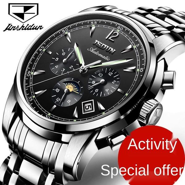 wristwatches 2021 watch mechanical men's automatic luminous waterproof multi-function, Slivery;brown
wristwatches 2021 watch mechanical men's automatic luminous waterproof multi-function, Slivery;brown