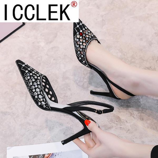 dress shoes women pumps fashion sandals ladies rhinestone high heels woman pointed toe non-slip brand 2021, Black
dress shoes women pumps fashion sandals ladies rhinestone high heels woman pointed toe non-slip brand 2021, Black