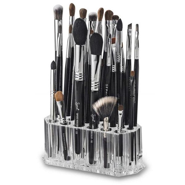 transparent acrylic makeup brush shelf 26-hole eyeliner storage box eyebrow pencil finishing display stand boxes & bins
transparent acrylic makeup brush shelf 26-hole eyeliner storage box eyebrow pencil finishing display stand boxes & bins