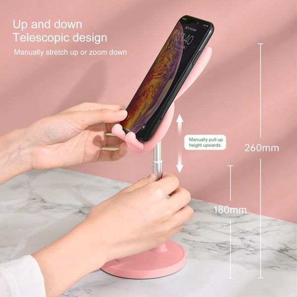 cell phone mounts & holders cute holder stand height angle adjustable compatible with mobile or tablet
cell phone mounts & holders cute holder stand height angle adjustable compatible with mobile or tablet