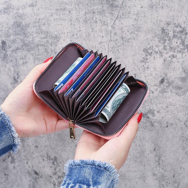 card holders women business holder pu leather wallet prevent rfid men coin purses luxury mini, Brown;gray
card holders women business holder pu leather wallet prevent rfid men coin purses luxury mini, Brown;gray