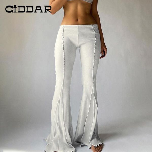 women's pants & capris cibbar solid low waist ribbed flare women summer slim elegant casual elastic trousers female fashion all-match s, Black;white
women's pants & capris cibbar solid low waist ribbed flare women summer slim elegant casual elastic trousers female fashion all-match s, Black;white