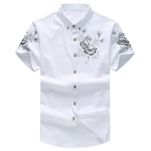 men's casual shirts 2021 luren shirt fashion printing patterns short-sleeved large size brand clothing 5xl 6xl, White;black
men's casual shirts 2021 luren shirt fashion printing patterns short-sleeved large size brand clothing 5xl 6xl, White;black