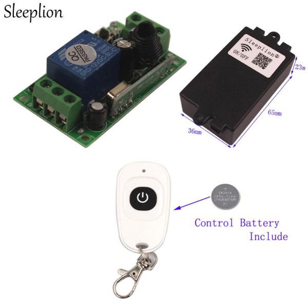 smart home control sleeplion 12v 10a 1ch switch remote 433mhz universal 1/2/3 transmitter receiver 315/433mhz
smart home control sleeplion 12v 10a 1ch switch remote 433mhz universal 1/2/3 transmitter receiver 315/433mhz