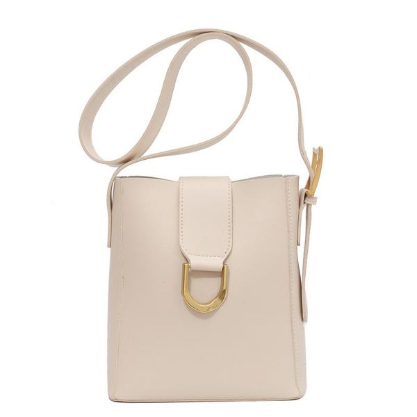 women's bags 2021, the simple nice texture, large capacity bucket bag shoulder