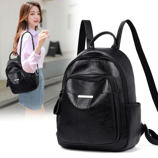 outdoor bags huanledaishu european and american brands solid color korean leather small backpack student schoolbag girls
outdoor bags huanledaishu european and american brands solid color korean leather small backpack student schoolbag girls