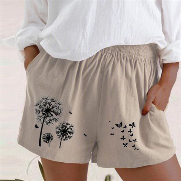 summer casual cotton dandelion print womens shorts linen mid waist woman streetwear pants, White;black
summer casual cotton dandelion print womens shorts linen mid waist woman streetwear pants, White;black