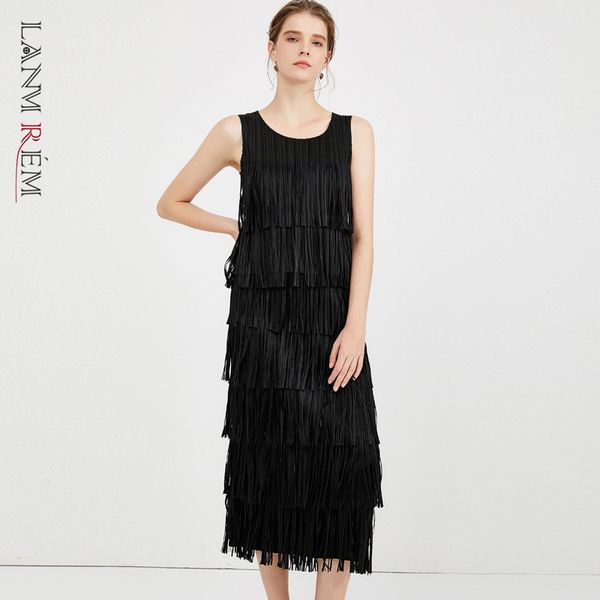 half-body skirt two pieces folds big size suit round neck sleeveless black loose women fashion summer 2e1416 210507, White
half-body skirt two pieces folds big size suit round neck sleeveless black loose women fashion summer 2e1416 210507, White