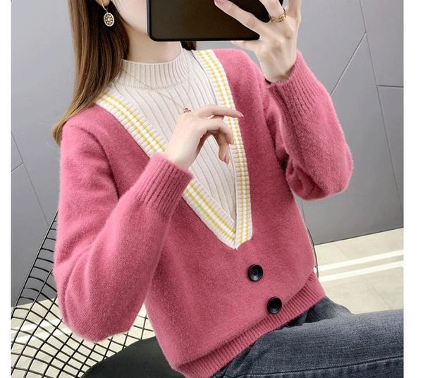 spring and autumn winter with style fashion long sleeve women's sweater coat sweaters, White;black
spring and autumn winter with style fashion long sleeve women's sweater coat sweaters, White;black