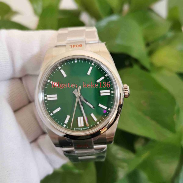 ew watches men wristwatches 126000 41mm 36mm stainless steel 904l green dial luminescent sapphire eta 3230 movement mechanical automatic men, Slivery;brown
ew watches men wristwatches 126000 41mm 36mm stainless steel 904l green dial luminescent sapphire eta 3230 movement mechanical automatic men, Slivery;brown