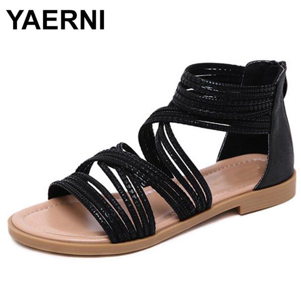 hersevll roman style women's sandals cross-border retroflat-soled large-size 41/42comfortable shoes cover heels, Black
hersevll roman style women's sandals cross-border retroflat-soled large-size 41/42comfortable shoes cover heels, Black