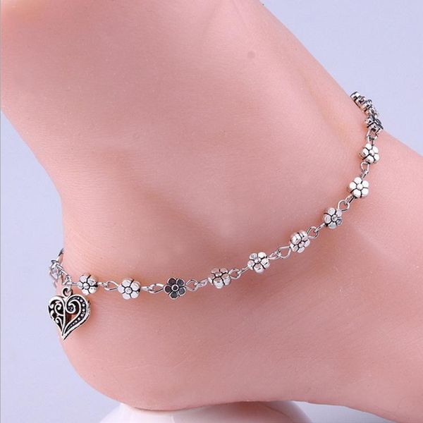 anklets fashion foot chain tibetan silver hollow plum daisy flowers heart-shaped anklet for women, Red;blue
anklets fashion foot chain tibetan silver hollow plum daisy flowers heart-shaped anklet for women, Red;blue