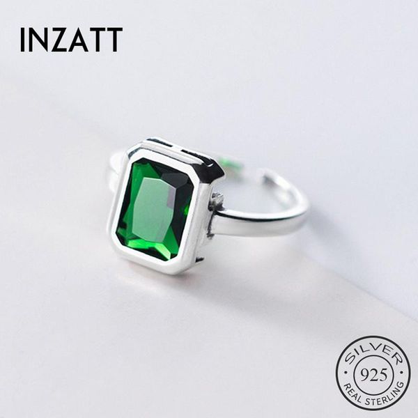 cluster rings inzareal 925 sterling silver green crystal adjustable ring for fashion woman party minimalist fine jewelry ol accessories, Golden;silver
cluster rings inzareal 925 sterling silver green crystal adjustable ring for fashion woman party minimalist fine jewelry ol accessories, Golden;silver